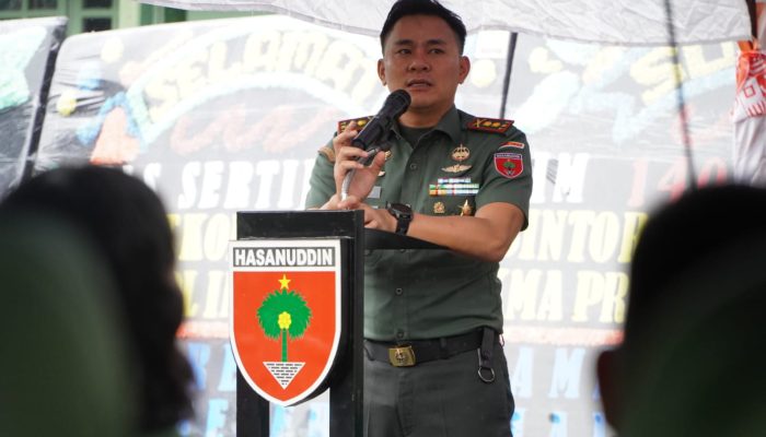 Dandim 1403/Palopo Perkenalkan Jargon Baru dan Tagline Kepada Jajaran Dalam Memberikan Pelayanan Terbaik Masyarakat