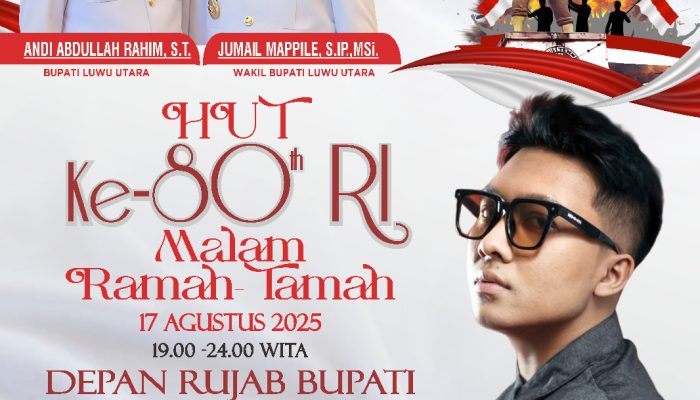 Malam Ramah Tamah HUT Kemerdekaan, Pemda Lutra Akan Hadirkan Jebolan Indonesian Idol