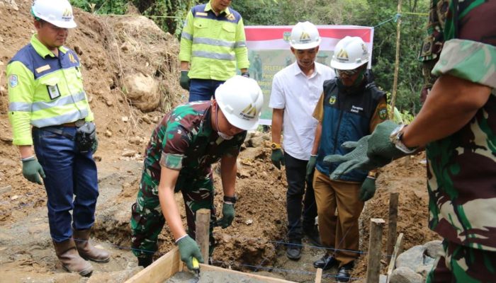 PT MDA Bersama Kodim 1403/Palopo dan Masyarakat Laksanakan Groundbreaking Program Revitalisasi Sarana Air Bersih