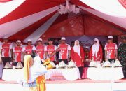 Meriahkan HUT ke-80 Kemerdekaan RI, Bupati Luwu Apresiasi Para Pelajar Ikuti Lomba Gerak Jalan Indah