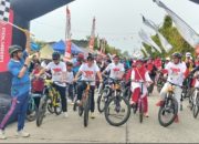 Bupati Luwu Utara Lepas Ratusan Peserta Sepeda Santai Merah Putih Dalam Meriahkan HUT ke-80 Kemerdekaan RI