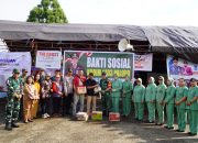 Dandim 1403/Palopo Beri Bantuan Kepada Korban Kebakaran di Sorowako