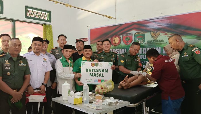 Gandeng Baznas, Kodim 1403/Palopo Laksanakan Khitanan Massal Gratis Bagi Masyarakat yang Kurang Mampu