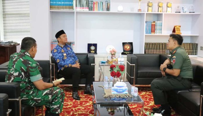 Dandim 1403/Palopo Audiensi Dengan Bupati Luwu Timur, Ini Agenda yang Disampaikan