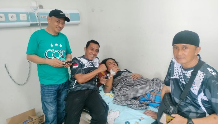 Pererat Tali Silaturahmi dan Solidaritas, Gardu COD Masamba Jenguk Teman yang Sakit di RS Andi Djemma Masamba