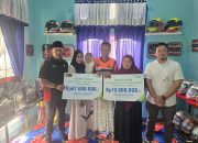 Kepala BPJS Ketenagakerjaan Luwu Utara Serahkan Secara Simbolis Santunan Kematian 157 Juta kepada Ahli Waris Alm. Awhin Sanjaya