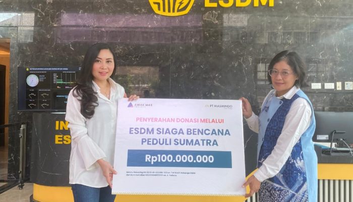 Melalui Program ESDM Siaga Bencana, PT MDA Salurkan Bantuan Kemanusiaan di Sumatera