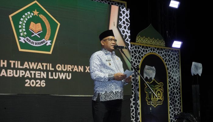 Buka MTQ XXXIV, Bupati Luwu Tekankan Pembentukan Generasi Qur’ani
