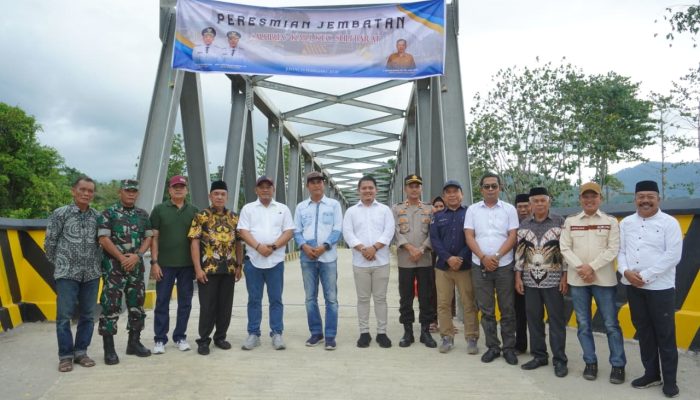 Bupati Luwu Resmikan Jembatan Salubua–Kaili, Perkuat Konektivitas Suli Barat