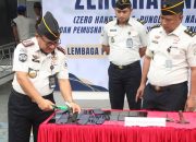 Perang Terhadap HALINAR, Lapas Palopo Tegas Musnahkan Puluhan Handphone Ilegal