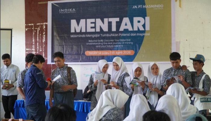 Program MENTARI Masmindo Tumbuhkan Potensi Siswa Luwu, Kenalkan Dunia Industri Sejak Dini