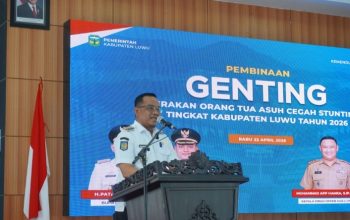 Bupati Luwu Buka Pembinaan GENTING, Dorong Percepatan Penurunan Stunting